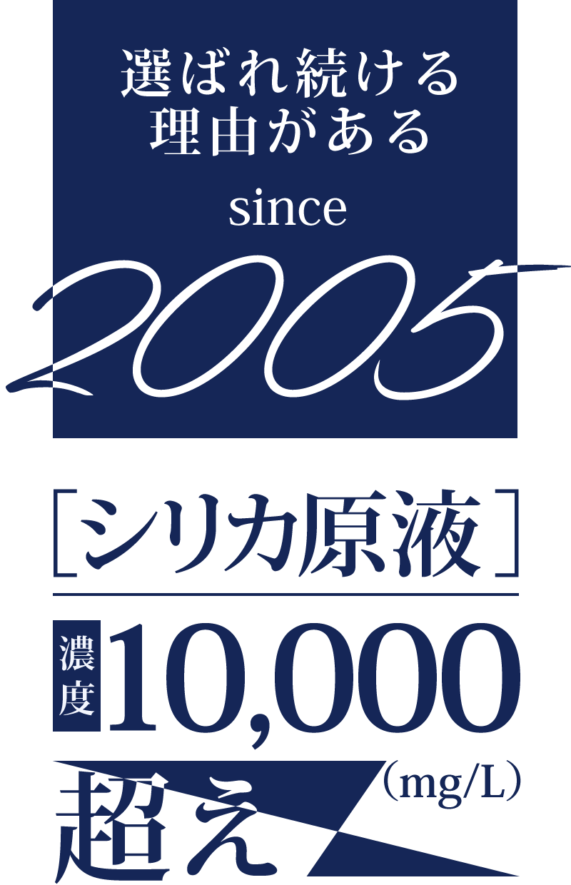 高濃度水溶性珪素　ケイ素　シリカ濃縮液　いづみのシリカ　100ml2本